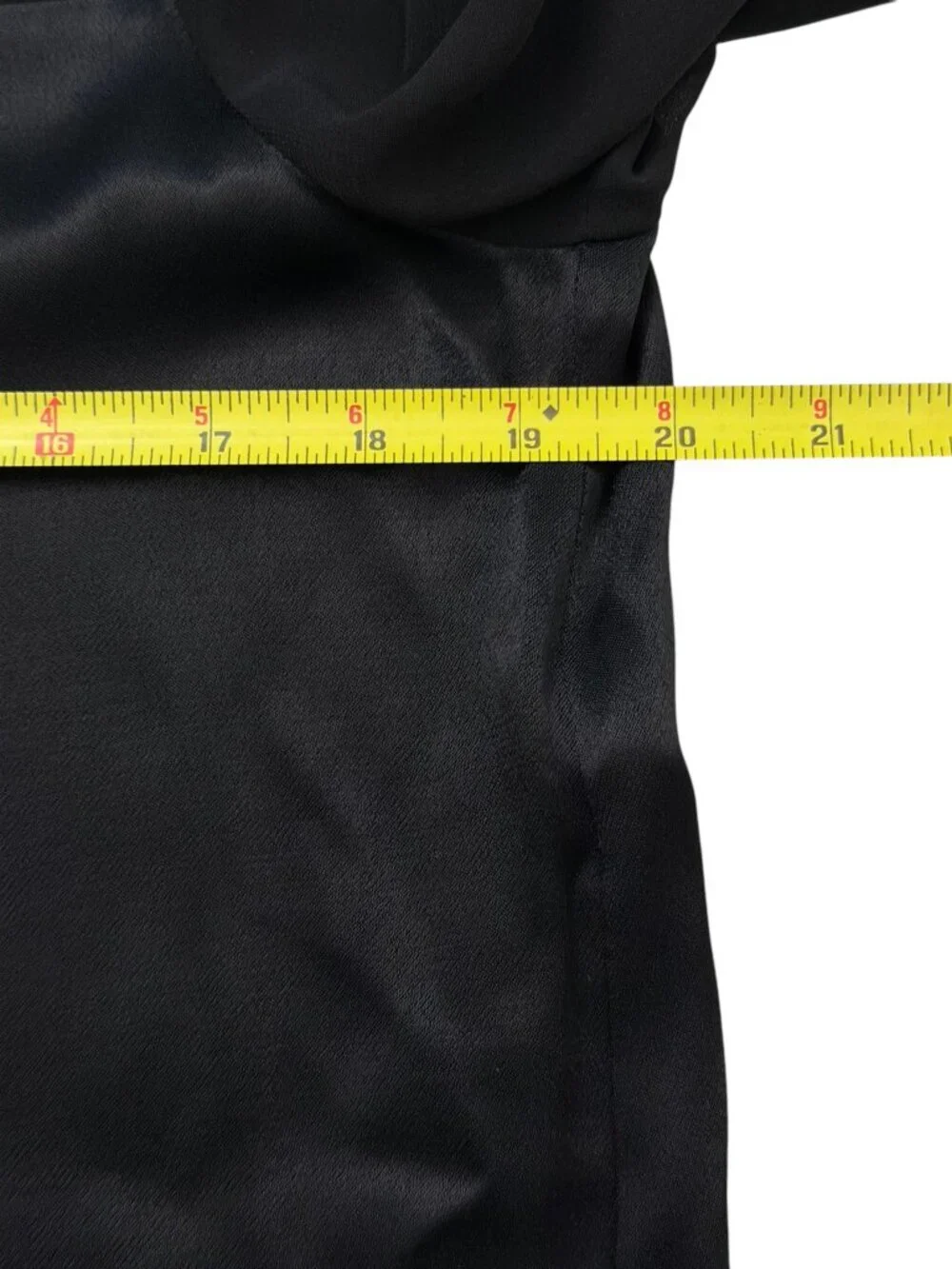 NWOT Zara Woman Mixed Media Semi-Sheer Satin Panel Button Up Long Sleeve Black M